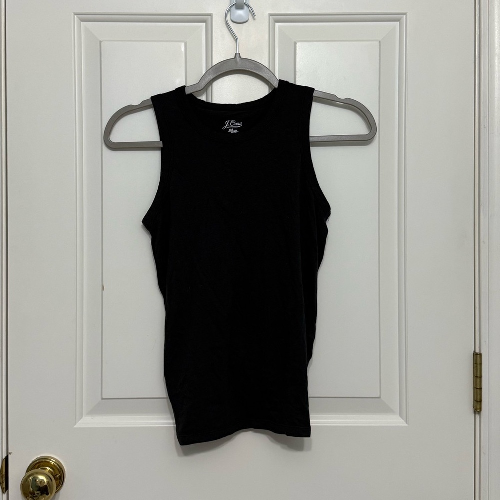 J. Crew Classic Black Tank Top